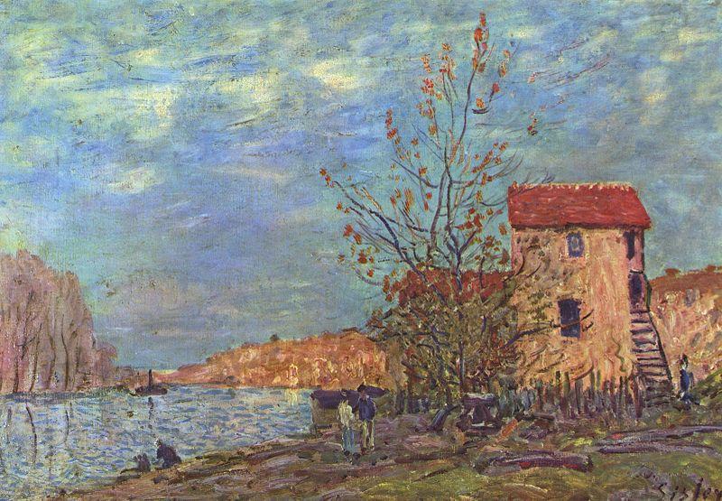 Alfred Sisley Der Loing bei Moret oil painting image